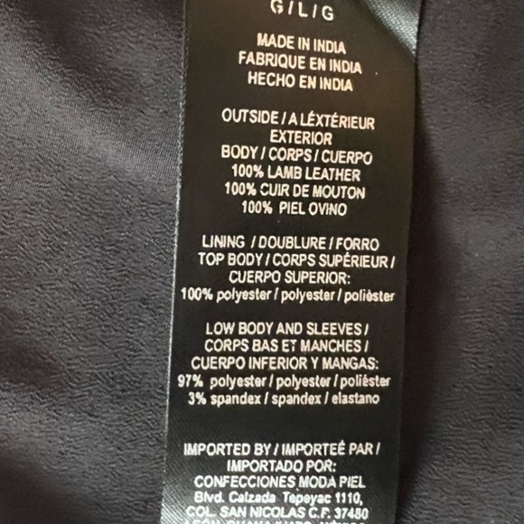 Frye women’s LEATHER  BIKER JACKET - Picture 11 of 11